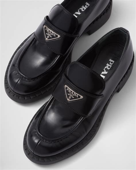 leather loafers prada reviews|Prada patent leather loafers women's.